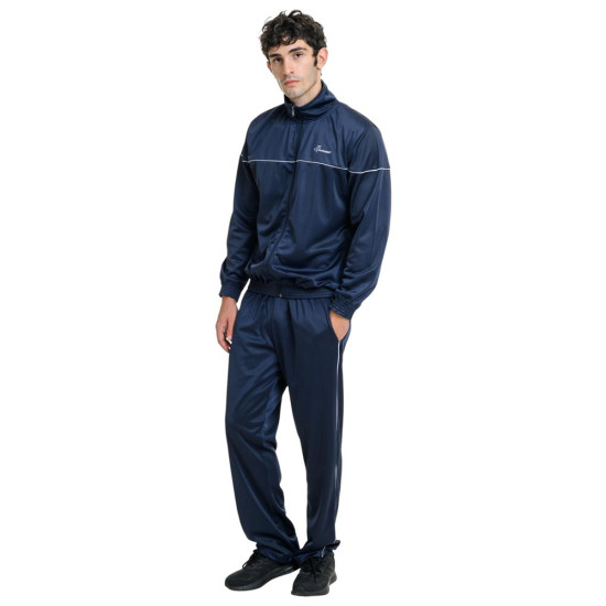 Target Ανδρικές φόρμες σετ High Neck Jacket Polyester Fleece Tracksuit